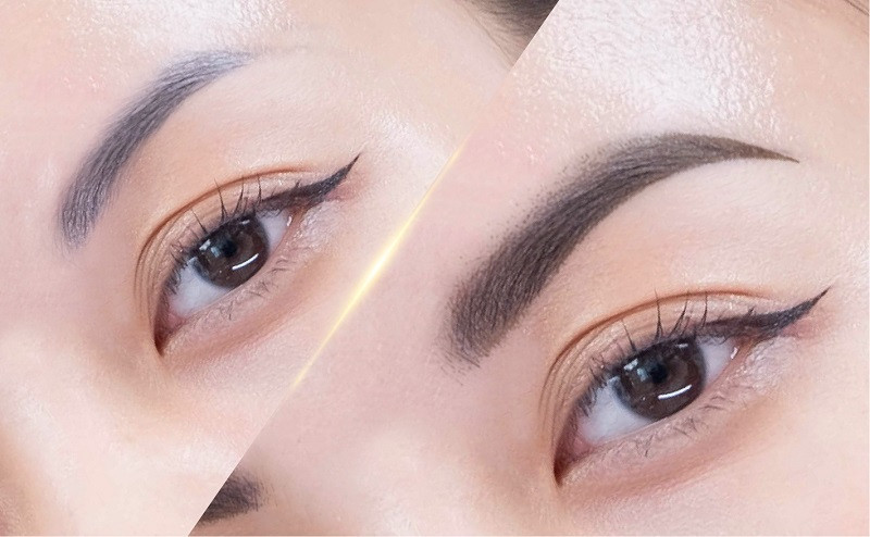 phun mày chạm hạt