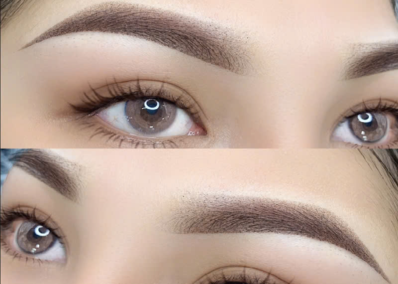 phun mày chạm hạt