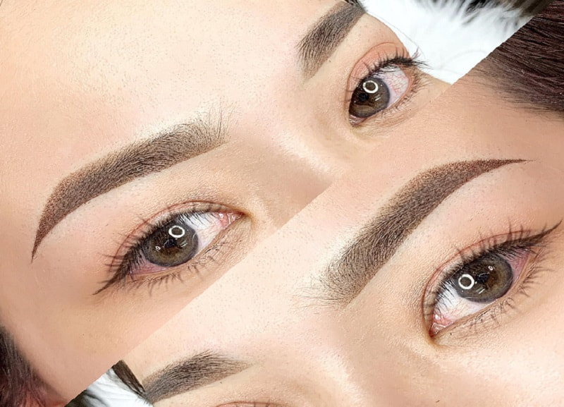 phun mày chạm hạt